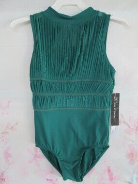 Leotard New 6-7 8-10 12-14 Girl's Danznmotion Dance Ballet Jazz Costume Green
